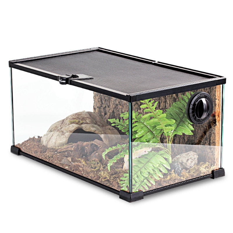 Reptizoo玻璃爬宠缸蜥蜴蛇守宫角蛙乌龟饲养箱宠物鬃狮造景饲养箱
