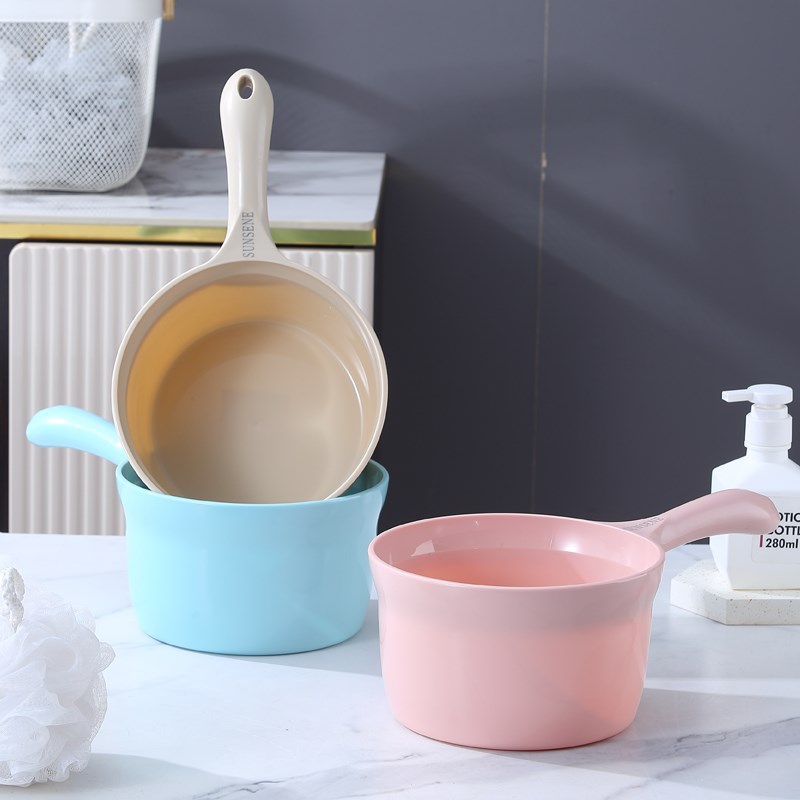 外婆家水瓢家用创意厨房加深水勺塑料加厚儿童宝宝洗澡洗头水舀勺