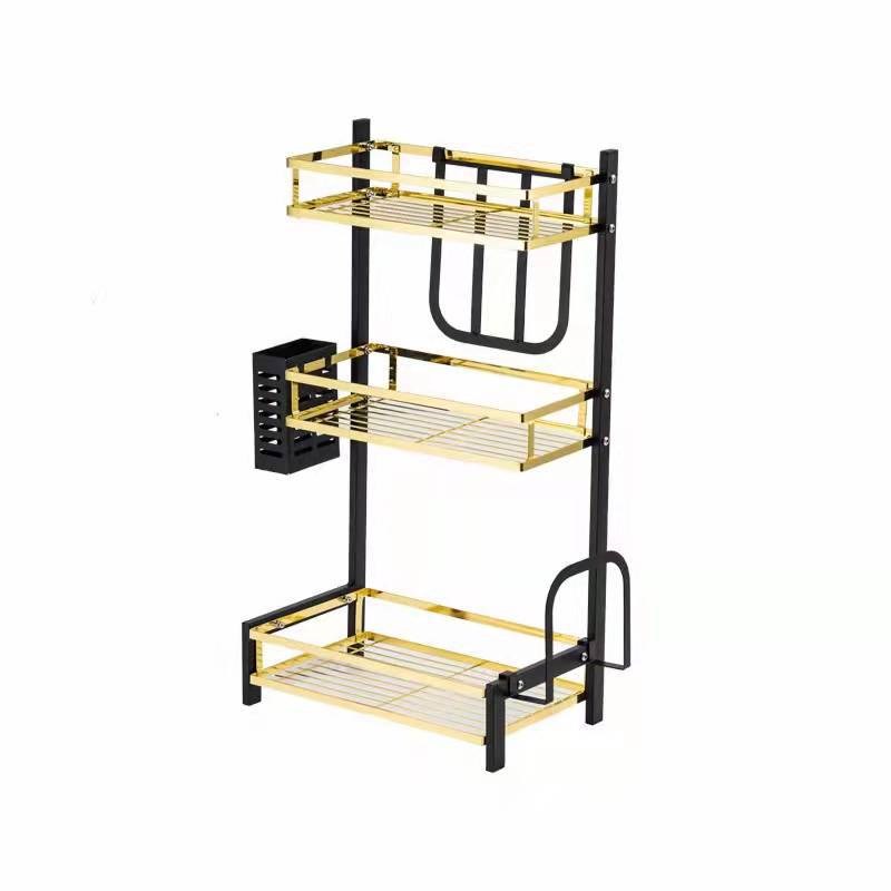 不锈钢台面调料架香料架砧板筷子筒刀座一体厨房收纳架