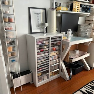 钢制斗柜夹缝阳台梳妆台玄关储物柜靠墙床头柜卧室多层抽屉收纳柜