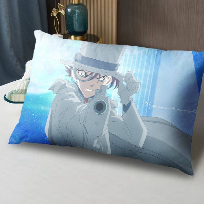 名侦探柯南枕头怪盗基德枕芯枕套装幼儿园学生宿舍抱枕床上用品