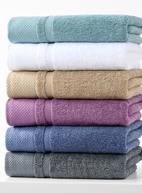 50x100cm60x120纯棉小浴巾专拍柔软吸水洗澡毛巾家用男女少儿款