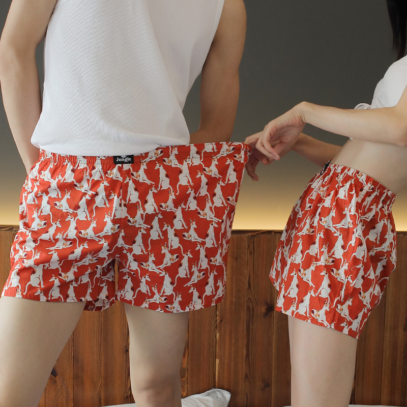 内裤男阿罗裤男士宽松家居短裤男底裤男四角纯棉居家睡裤男士内裤