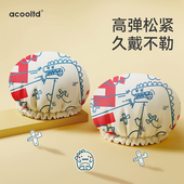 加厚双层防水浴帽女款 家用沐浴帽儿童头发防湿洗澡帽套厨房防油烟