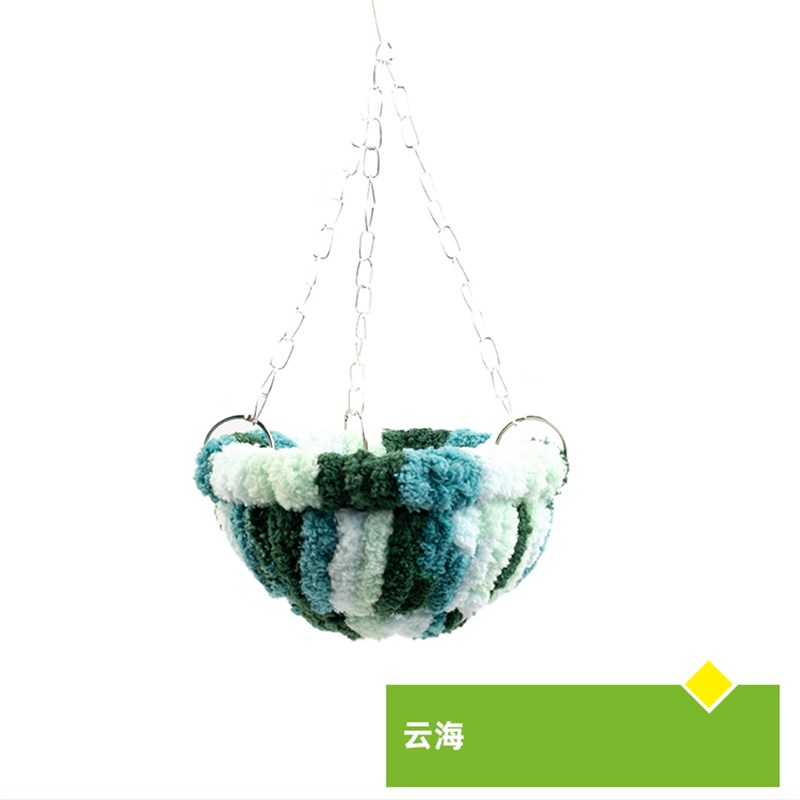 鹦鹉暖脚站台吊床秋千睡觉沙发鸟巢牡丹虎皮玄凤手工纺织保暖用品