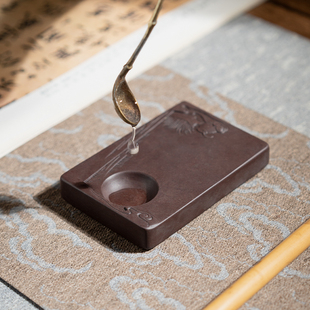 张小凤端砚宋坑肇庆雕刻小楷砚台书法专用天然原石笔墨纸砚便携式