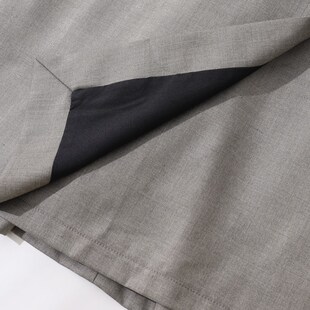 高腰A字半身裙女夏季大码胖mm200斤遮肚子显瘦开叉防走光西装短裙