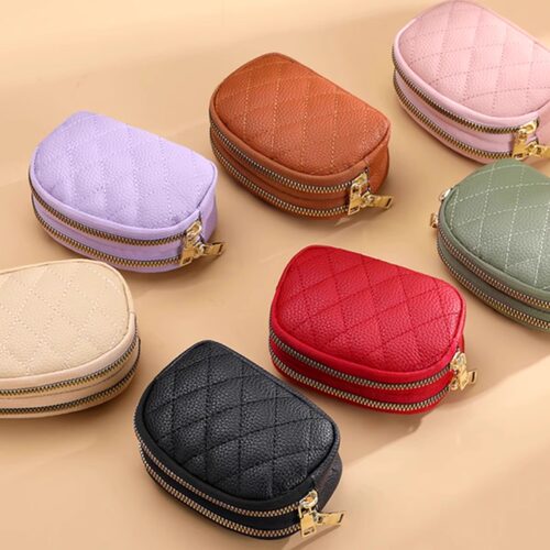 零钱袋真皮零钱包女手拿迷你钱包