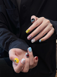 短方圆 街头涂鸦 纯手工穿戴甲 乱世巨星 Foromance.