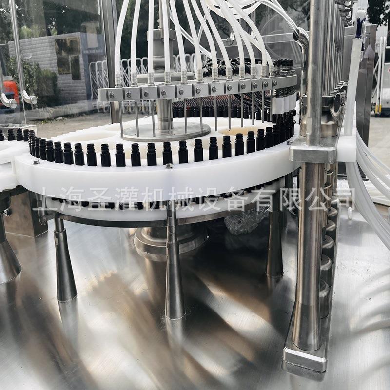 25mlpp瓶液体灌装机全自动50毫升灌装机胶原蛋白液体灌装生产线