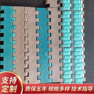 雷吉纳输送带平板塑料 网带模块链板挡板 传送带平板输送网链