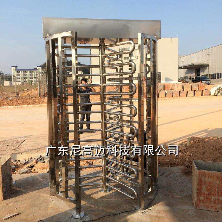 广州人防通道安全门-NGM-Q01防尾随三翼旋转门不锈钢栅栏转闸