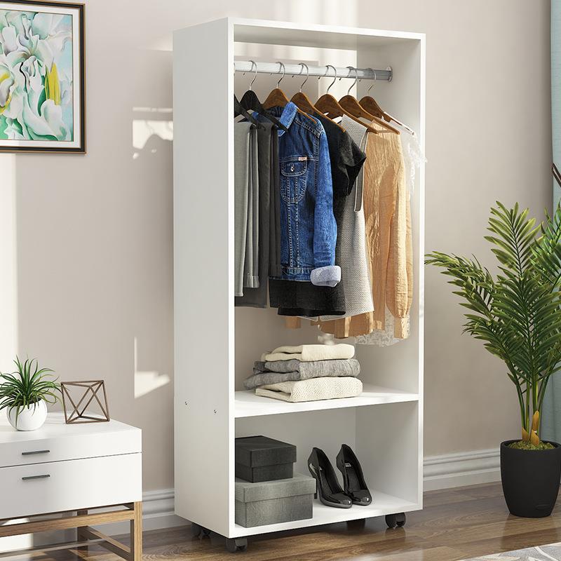 衣架落地衣帽架挂衣服的架子简约现代卧室内简易落地式实木挂衣架