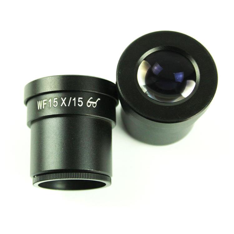 体视显微镜广角目镜大视野高眼点15倍WF15X/15接口30mm