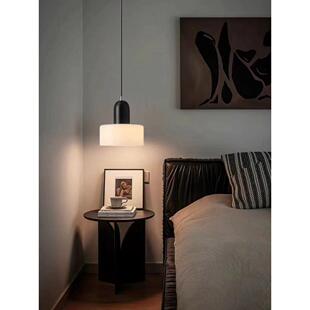 意式卧室床头小吊灯轻奢创意网红简约现代吧台设计师感吊线灯