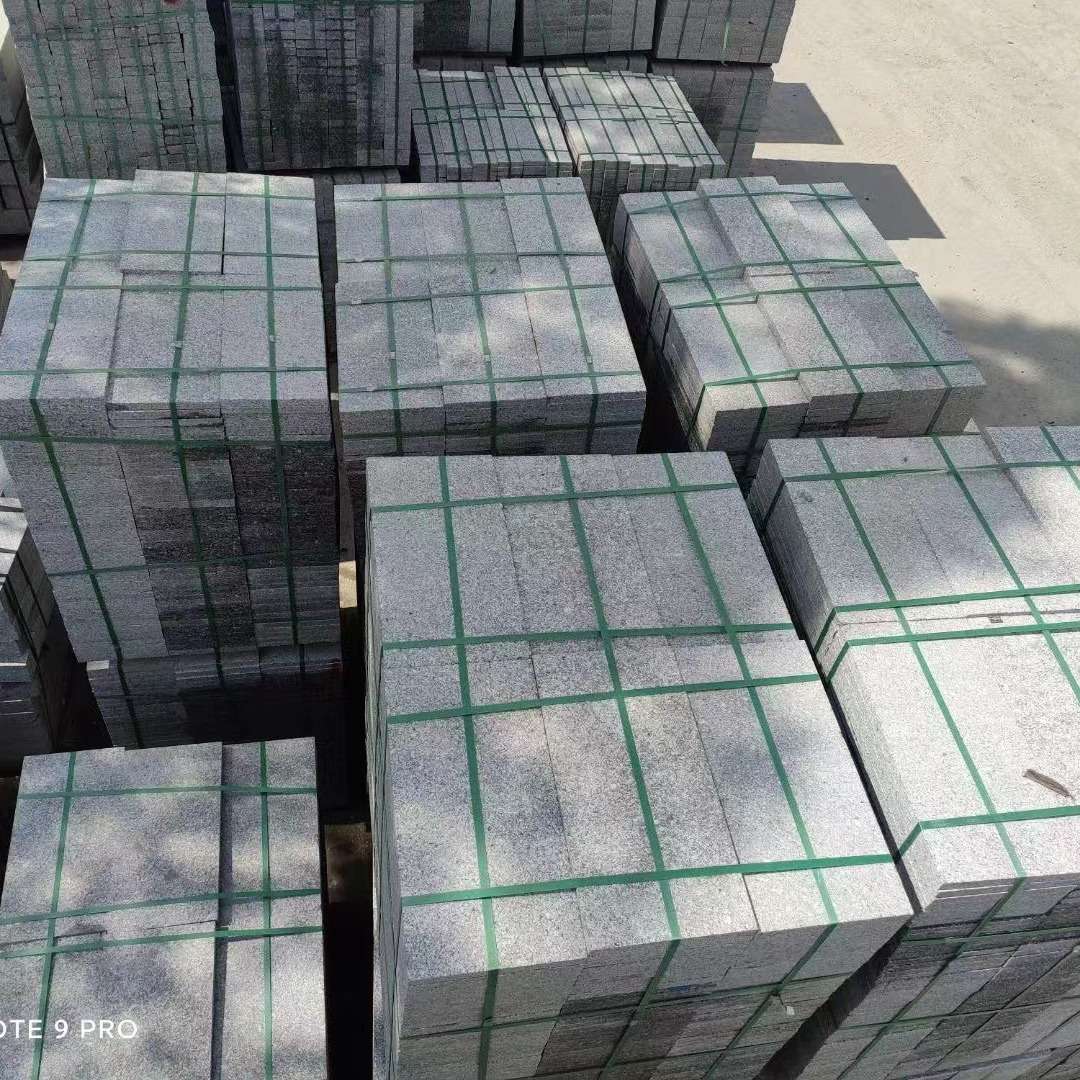 封开花芝麻灰矿区天然石火烧面 品质保障 量大价优