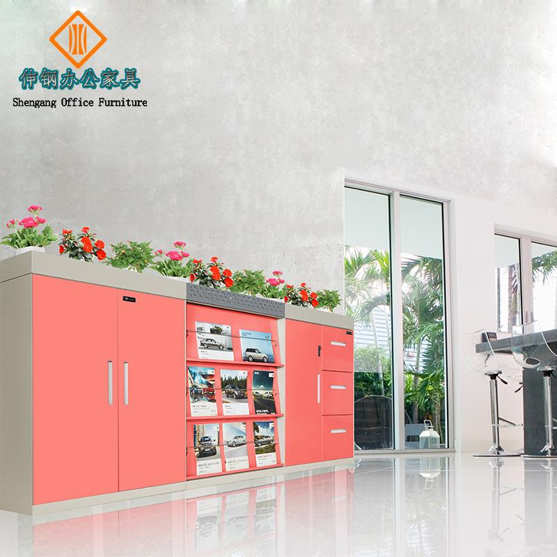 时尚钢制文件柜多功能铁皮储物档案陈列临时存放柜东莞办公家具