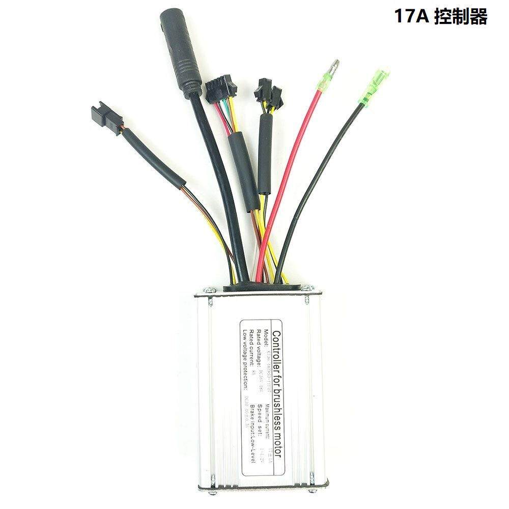 昆腾6管36/48VKT-17ASM接头方波控制器/配用带显示转把6线