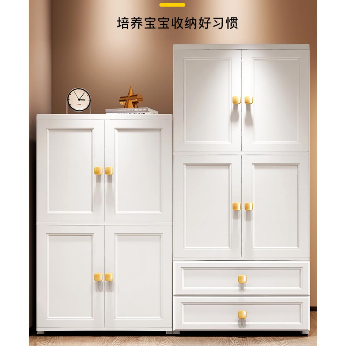 简易衣柜儿童衣柜70宽家用收纳柜宝宝衣橱加厚储物柜子新生儿衣柜