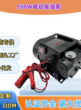 12V24V220V电动加油泵550W大功率车载便携式抽油泵自吸柴油泵