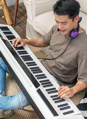 艾茉森（Amason）珠江电钢琴88键重锤轻薄便携款P80电子琴主机