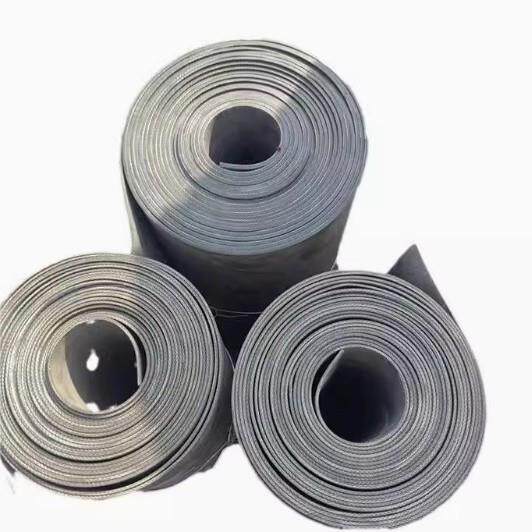 钢丝输送带阻燃耐磨钢丝橡胶板三角带地铺废旧钢丝传送带