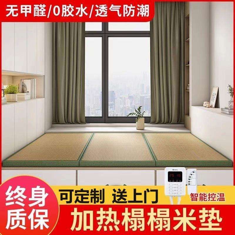 榻榻米垫子定做可折叠榻榻米电加热炕垫日式椰棕踏踏米地垫定制