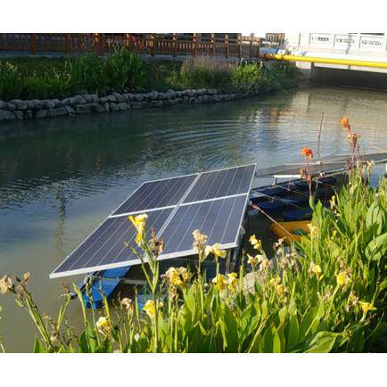 增氧曝气机 48v72v太阳能推流增氧机 潜水式鱼塘增氧曝气器不锈钢