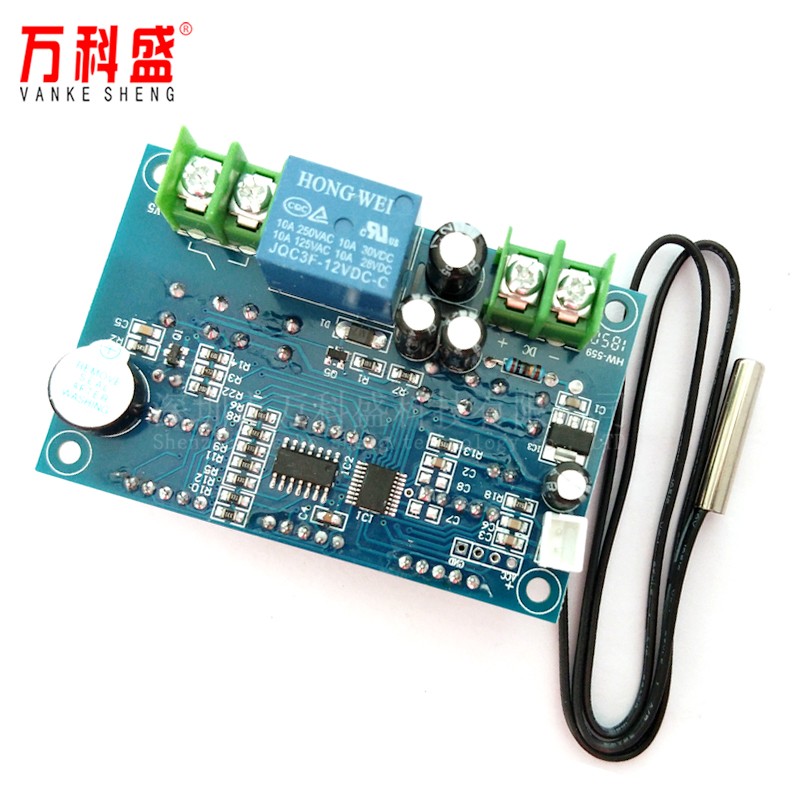 W1401智能数显温控器温度控制器上下限设定三窗口同步显示