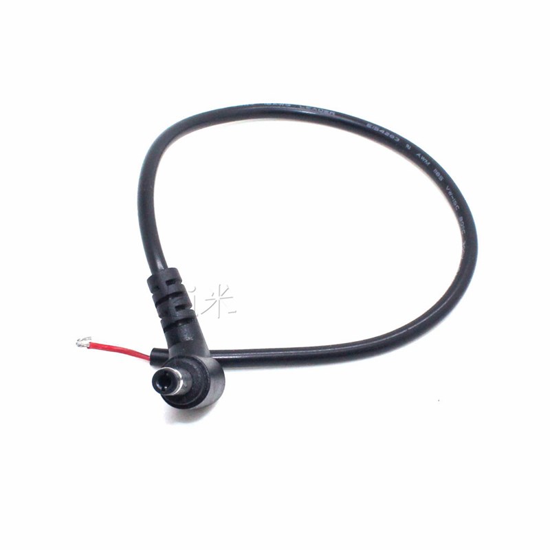 DC弯头5.5*2.5n单头电源线用于监控/灯条大电流4A电源连接线30cm