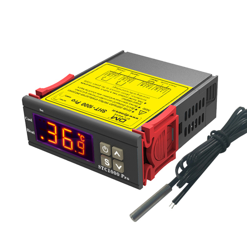 STC-1000温控器可调温度控制器保温箱水族爬虫养殖恒温器升级版