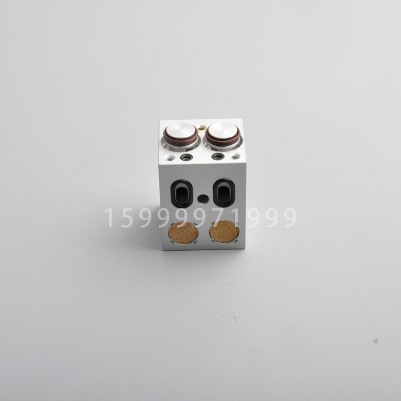 罗兰R700/900印刷机电磁阀阀体双头电磁阀底座2625455转换底座