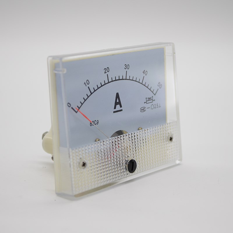 69C9指针式直流电流表1A直通50A/75mV1000A/75mV 80*64mm表头