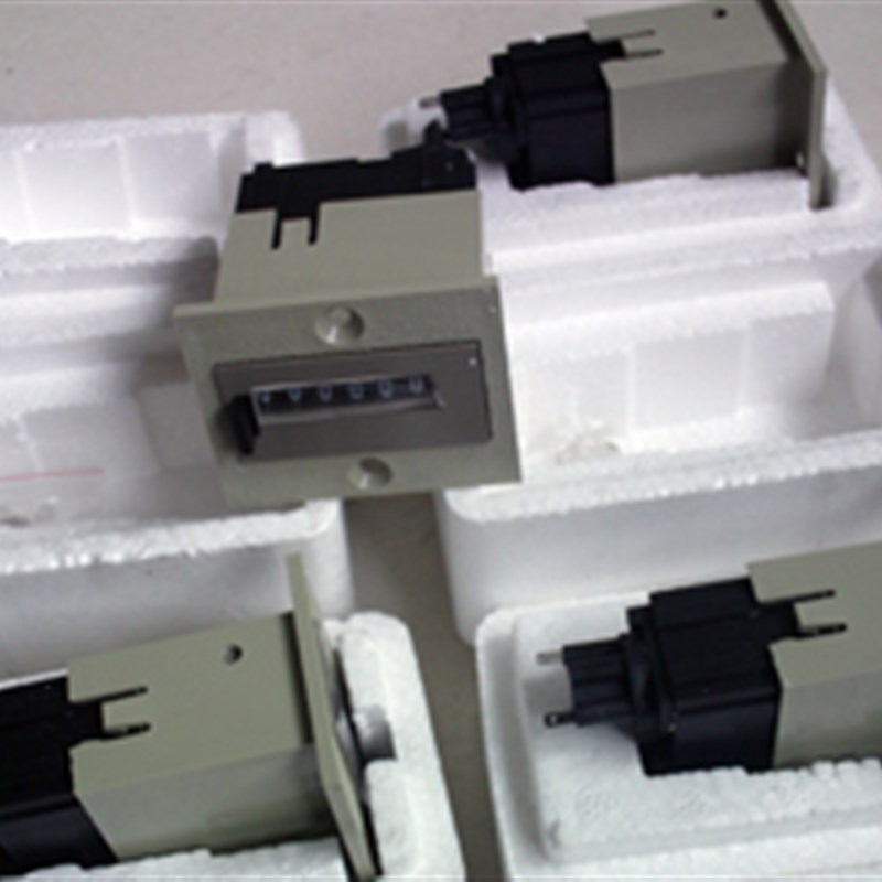 404B电磁累加j计数器 加法记数器可手动复位清零AC220V六位长度计