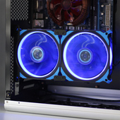 机通用 机箱侧吹风扇 PCI散热器 CPU 散热风扇12CM台式 显卡 主板