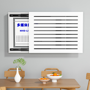 弱电箱装饰遮挡多媒体信息箱网线盒超薄盖板电表箱装饰画免打孔