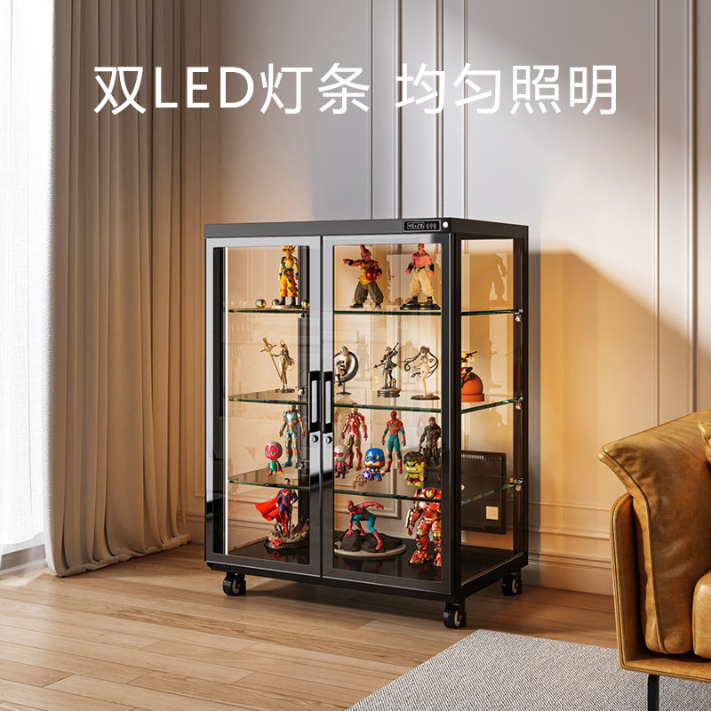 透明干燥柜 单反相机镜头防潮箱 陨石收藏柜 乐器包包展示柜干燥