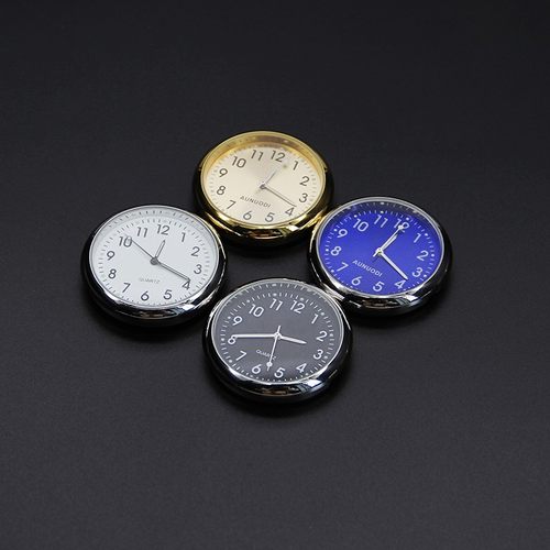 夜光车载时钟汽车温度计车用电子表车内钟表时间表钟电子钟石英表