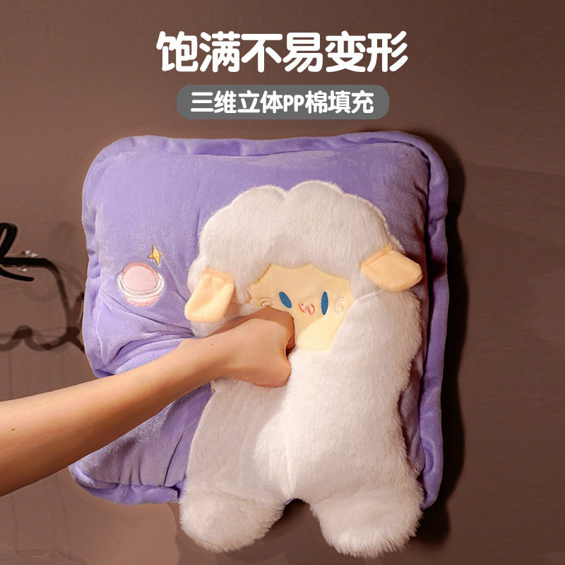 动物抱枕毯子三合一大鹅可爱办公室靠枕午睡枕头车载冬季被子两用,居家布艺,抱枕被,淘宝优惠券,粉丝福利购,淘宝优惠卷