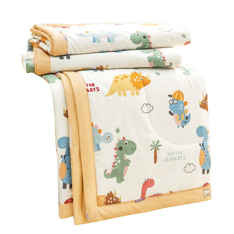 夏凉被纯棉里外全棉空调被可机洗夏季薄款夏被四件套单人儿童被子