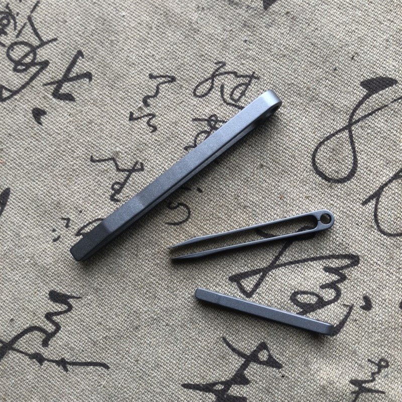 无极户外迷你便携小巧工具钛合金镊子tc21小眉毛镊子胡须数控夹子