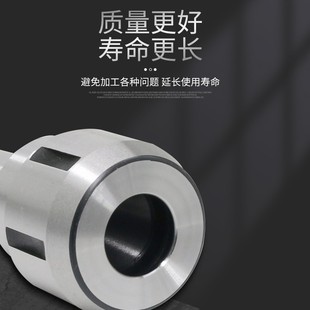 J7316B炮塔后拉式 4号NT40 刀柄 R8铣刀夹头3 莫氏锥柄铣夹头套装