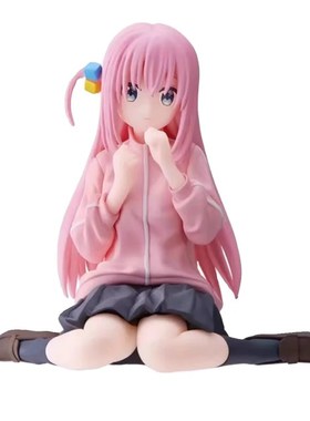 孤独摇滚坐姿后藤独手办二次元美少女波奇酱电脑机箱摆件桌面装饰