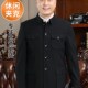 老人春装 衣服上衣男中山服春季 中老年人男装 爸爸外套春秋款 中山装