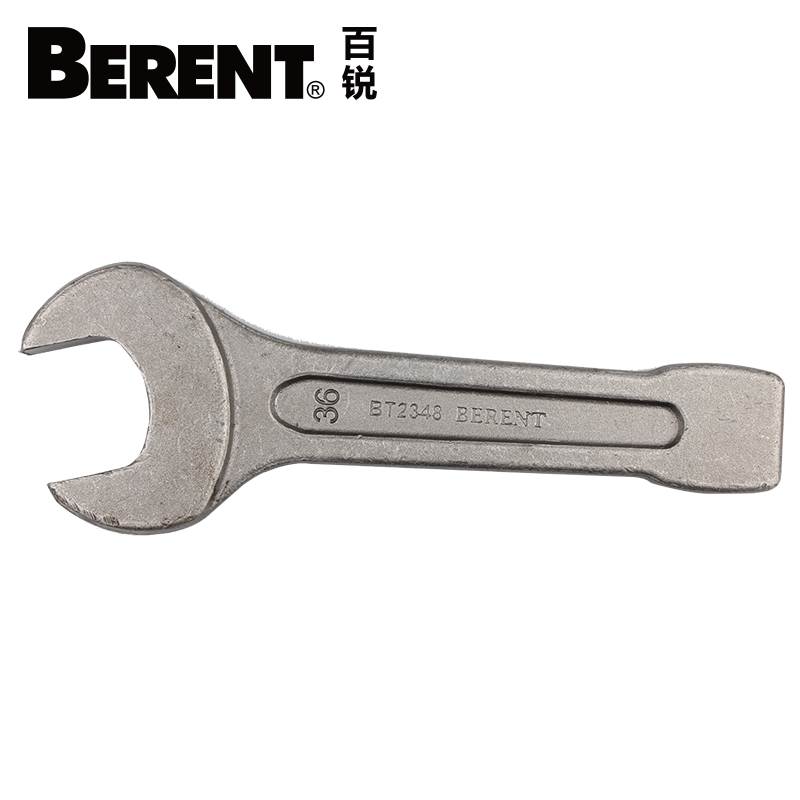 重型敲击扳手直柄单头呆扳手汽车维修开口扳手24/30/32/36/41/46