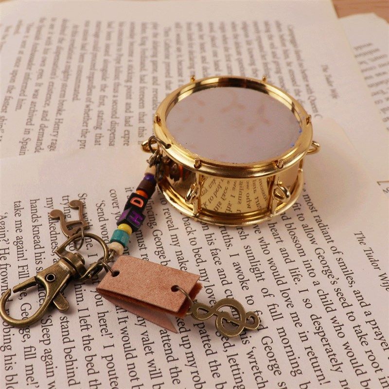 刻字话筒麦克风架子鼓电子琴手风琴钥匙扣包包挂件情侣创意礼物