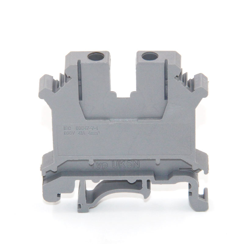 UK5N导轨式电压端子排2.5N3N5N6N10N 阻燃接线端子排端子排包邮