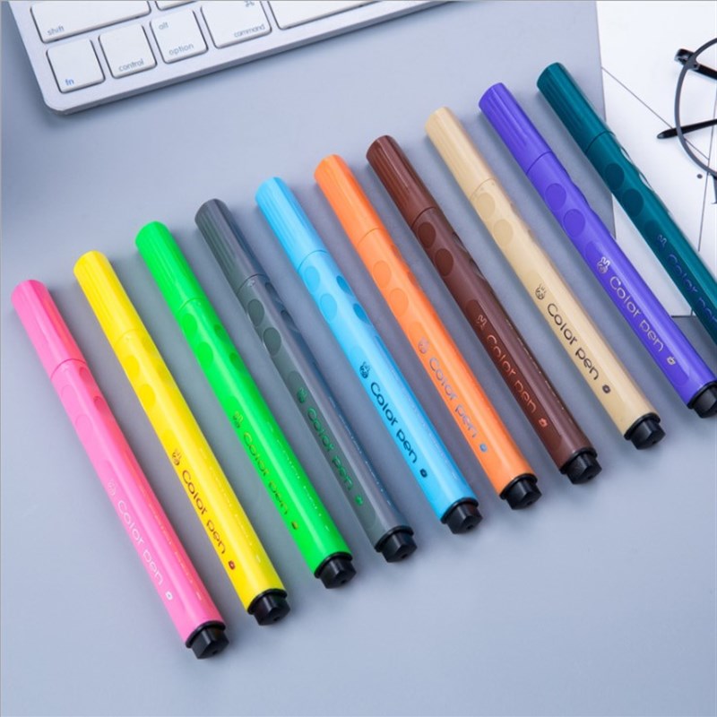 天好正姿洞洞可水洗水彩笔套装小学生儿童美术专用无毒24色绘画笔