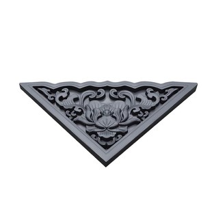 仿古回纹线条塑料福字砖雕中式庭院影壁墙照壁墙迎宾墙浮雕丁字条