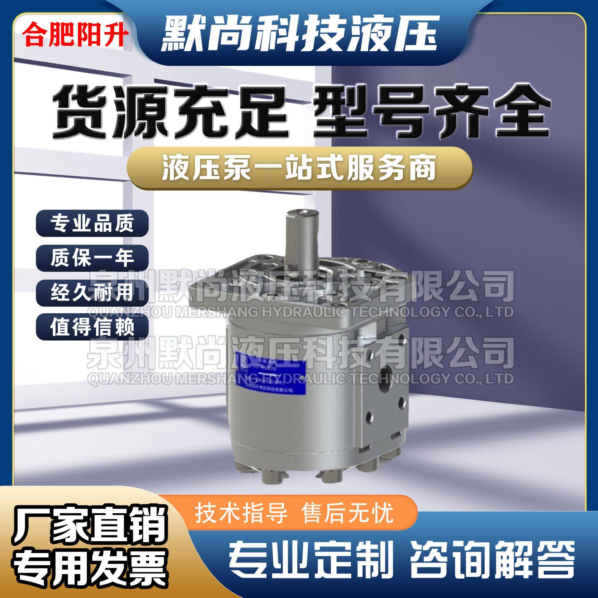 合肥阳升液压齿轮泵CBTD-F410/420/425/423-ALH4L农机齿轮泵